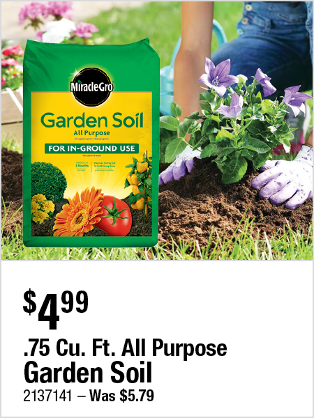 .75 Cu. Ft. All Purpose Garden Soil